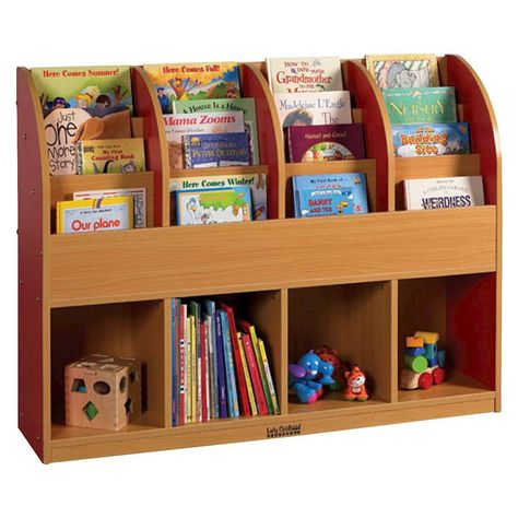 Target online Classroom Bookshelf, Stylish Bookshelf, Educational Furniture, Binder Storage, Home Day Care, Magazine Storage, Tray Storage, Home Daycare, Cubby Storage