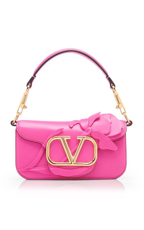 Valentino Garavani Loco Small Floral Leather Shoulder Bag by VALENTINO for Preorder on Moda Operandi Luxe Handbags, Valentino Bag, Valentino Handbags, Leather Cross Body Bag, Purse Styles, Valentino Bags, Leather Cross, Cross Body Bag, Moda Operandi