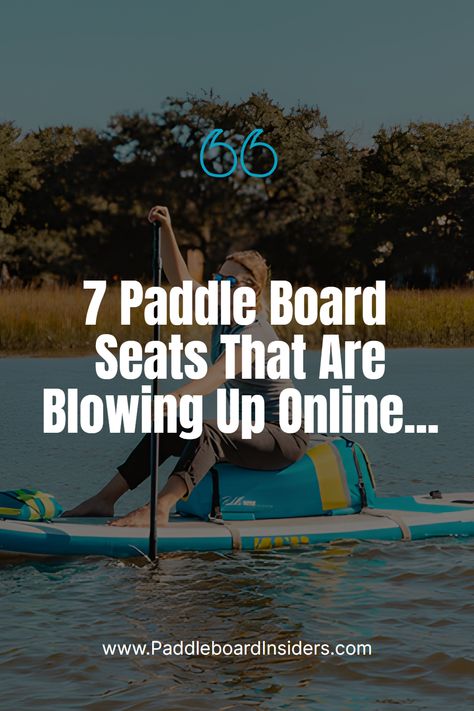 These 7 paddle board seats are taking the internet by storm in 2024. Find the perfect seat for paddle board lovers in this A-Z guide. Paddleboard Rack, Best Paddle Boards, Surf Kayak, Paddle Board Accessories, Sup Paddle Board, Kayak Seats, Sup Boards, Inflatable Paddle Board, Camping Beach