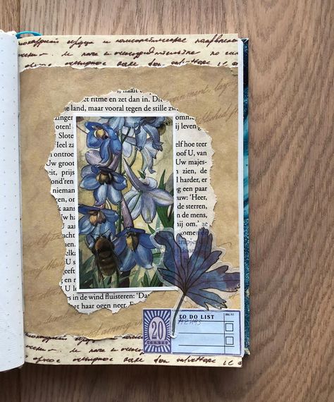 Art Journal Cover, Glue Book, Bullet Journal Aesthetic, Vintage Junk Journal, Visual Journal, Pinterest Blog, Handmade Journals, Mixed Media Art Journaling, Bullet Journal Ideas Pages