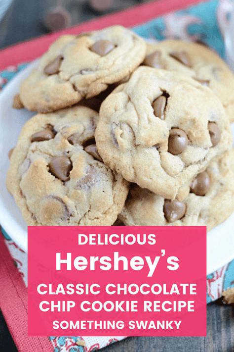 This is heaven for your taste buds. Try this delicious Hershey’s Classic Chocolate Chip Cookie Recipe. Discover here on how to make on the easiest way. Hershey Chocolate Chip Cookies, Recipe Using Milk, Best Chocolate Chip Cookie Recipe Ever, Classic Chocolate Chip Cookies Recipe, Milk Chocolate Chip Cookies, Best Chocolate Chip Cookies Recipe, Make Chocolate Chip Cookies, Classic Cookies Recipes, Homemade Chocolate Chip Cookies