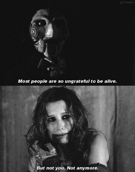 "But not you, not anymore." Shawnee Smith, Saw, Amanda, Billy the Puppet Billy The Puppet Wallpaper, Slasher Party, Jigsaw Movie, Saw Traps, Saw Quotes, Billy The Puppet, Saw Series, Jigsaw Saw, Saw Film