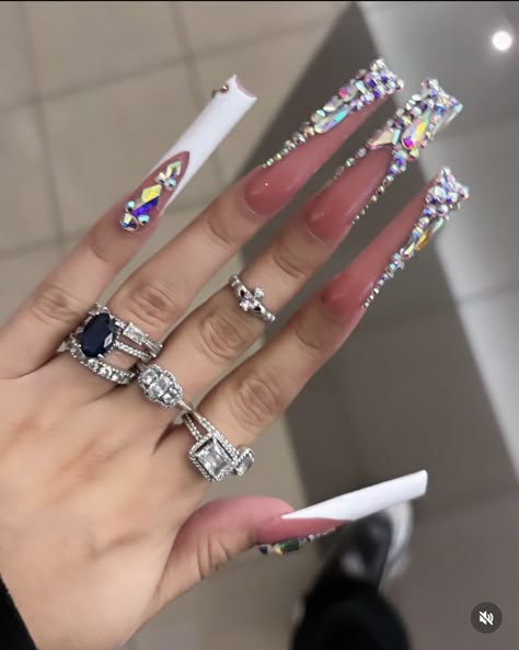 Cow Nails, Retro Nails, Nails Coffin Short, Punk Nails, Hard Nails, Diy Acrylic Nails, Baddie Nails, Short Square Acrylic Nails, Long Acrylic Nails Coffin