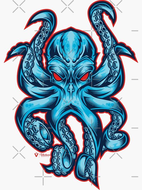 The Kraken, Kraken Art, Kraken Tattoo, Anime Love Quotes, Octopus Tattoo, Tshirt Printing Design, Octopus Art, Cool Wallpapers Cartoon, Graffiti Styles