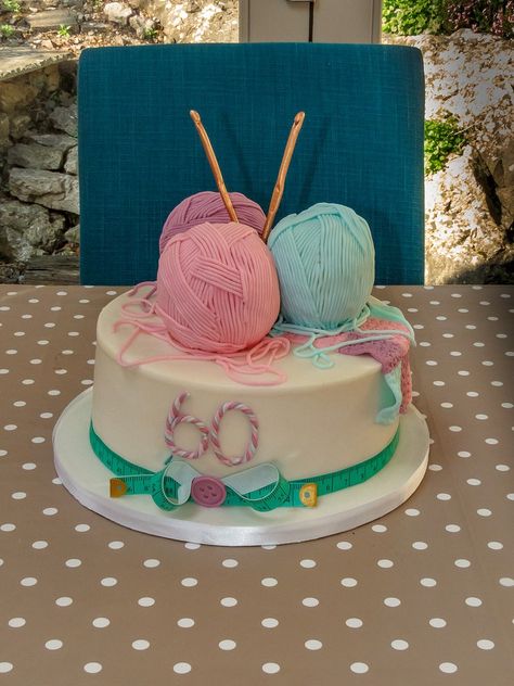 25+ Best Image of Crochet Birthday Cake Crochet Birthday Cake 365 103 Crochet Themed Birthday Cake Peter Malcolm Flickr  #CakeForBirthday Clay Catch All Dish, Clay Dream Catcher, Birthday Cake Crochet, Crochet Birthday Cake, Tray Clay, Knitting Cake, Birthday Crochet, Cake Crochet, Sewing Cake