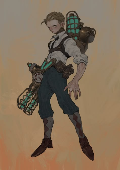 ArtStation - character, Kim Changjin Steam Punk Character Design, Steampunk Character Design, Punk Character Design, Steampunk Drawing, Punk Character, Steampunk Character, Steampunk Illustration, Steampunk Characters, Diesel Punk