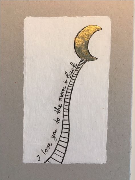 To The Moon And Back Drawing, I Love You To The Moon And Back Drawing, To The Moon And Back Tattoo, Back Illustration, Back Drawing, Birthday Gifts For Boyfriend Diy, Illustration Work, Back Painting, Moon Drawing