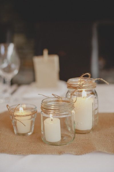 Mason Jar Candles Wedding, Jar Candles Wedding, Candle Mason Jar Centerpieces, Nz Photography, Tea Lights Centerpieces, Mason Jar Tea Lights, Morning Noon And Night, Queenstown Wedding, Ceremony Candles