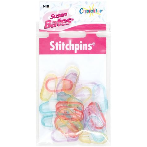 Crystalites Stitch Pins Bates Crochet & by GabbysQuiltsNSupply Knitting Tools, Knitted Wit, Theme Party Decorations, Crochet Stitch, Arts And Crafts Supplies, Yarn Colors, Tools Accessories, Stitch Markers, Knitting Needles