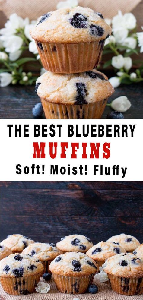 Muffins Lemon, Lemon Blueberry Muffins Recipe, Easy Blueberry Muffins, Best Blueberry Muffins, Bakery Style Muffins, Healthier Meals, Lemon Blueberry Muffins, Vegan Snack, Lemon Muffins