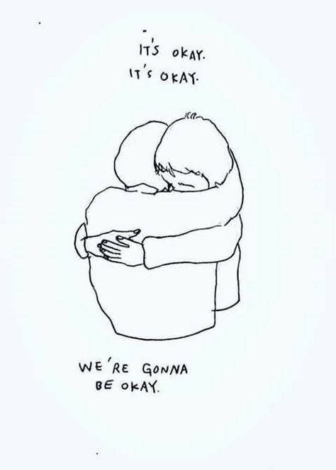 - it's okay to be sad. it's okay to cry. just don't let the sadness take over your life. you will be smiling soon. i known it. - You Are My Moon, Fina Ord, Kunst Inspiration, Be Okay, It's Okay, What’s Going On, A Drawing, Pretty Words, Its Okay