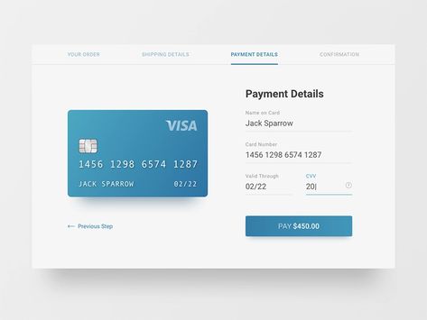 Checkout Ui, Credit Card Website, Visit Cards, Card Ui, Credit Card Design, Credit Card Hacks, Ui Patterns, Graphisches Design, Card Payment