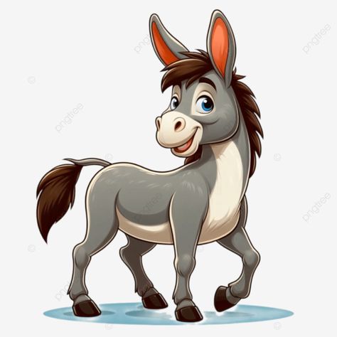 Donkey Cartoon, Donkey Clipart, Cartoon Donkey, Monkey Smiling, Cute Donkey, Funny Monkey, Logo Cloud, Father Images, Marketing Poster