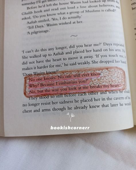 📖Book📖 The Heart Asks Pleasure First by Karuna Ezara Parikh ⭐Qotd⭐ Do you like reading forbidden romance? 🎀Favourite Quote🎀 You had prayed for the meaning of life? No, I had prayed for a reason to live. 🌞Tropes🌞 Star-Crossed Lovers Cultural Clash Coming of Age Secret Relationship Family Expectations Tragedy 💭My Thoughts💭 The story, The Heart Asks Pleasure First, can only be characterized as a poetic letter between two lovers. Karuna has a highly captivating writing style that makes you ... Annotated Book, Family Expectations, Reason To Live, Forbidden Romance, Favourite Quote, Writing Style, The Meaning Of Life, Two Lovers, Reading Aesthetic