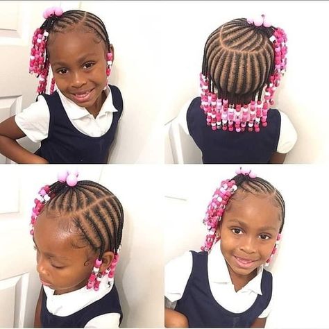 Gigi Hairstyles, Natural Braids With Beads, Kiddie Braids, Serena Hair, Gigi Hair, Black Baby Girl Hairstyles, Princess Hairstyle, Toddler Braided Hairstyles, Easy Toddler Hairstyles