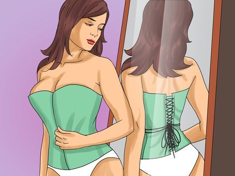 How to Put on a Corset -- via wikiHow.com How To Tie A Corset, How To Wear A Corset, Timeless Fashion Pieces, Corset Lingerie, Fashion Pieces, Corset Dress, Corsets, Easy Steps, Easy Step