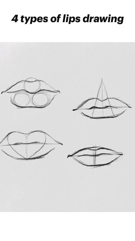 Pin on Idea Pins by you Types Of Lips Drawing, Types Of Lips, Sketch Mouth, Drawing Lips, Lips Sketch, Face Art Drawing, Mouth Drawing, Drawing Tutorial Face, Drawing Tutorials For Beginners