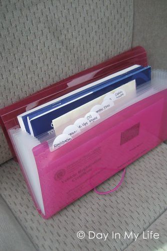 Use an expandable file folder to keep all of your important documents organized in your glove box. Accordion Folder, Password Organizer, Kids Toy Organization, Car Organization, Organizing Hacks, Organisation Hacks, Diy Sprays, Car Essentials, Trunk Organization