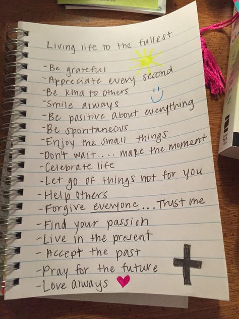 My little list of living life to the fullest and how to LOVE your life. You don't get given a good or bad life, YOU are in control, YOU make it good or bad. The choice is yours, so how will you live? ❤️☀️🙏🏻These little changes can make a big difference. #lovelife #grateful #christianliving #blessings How To Live Life, Living Life To The Fullest, Live Life To The Fullest, Bad Life, How To Love, Spiritual Inspiration, Love Your Life, Living Life, Christian Living