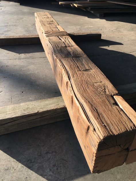 Reclaimed beam mantel Beam Mantel, Wooden Beam, Oak Mantel, Reclaimed Beams, Rustic Wood Decor, Wooden Log, Timber Beams, Reclaimed Lumber, Wooden Texture