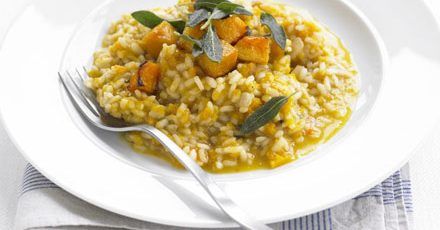 Butternut squash & sage risotto Sage Risotto, Butternut Squash Sage, Squash Risotto, Butternut Squash Risotto, Risotto Rice, Butternut Squash Recipes, Low Fodmap Recipes, Risotto Recipes, Fodmap Recipes