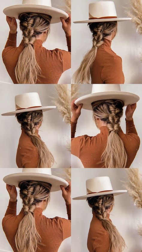 Messy Pony Hairstyles, Cowgirl Hairstyles, Cowgirls Hairstyles, Messy Pony, Cowgirl Hair, Pony Hairstyles, Cabello Hair, Wedding Speech, Work Hairstyles