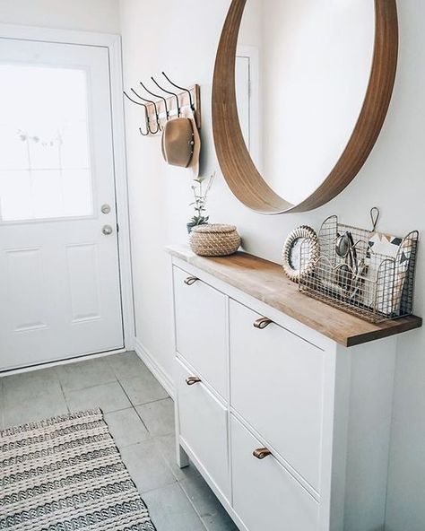 Oct 4, 2019 - 13 Ikea Hacks You Haven't Seen Yet; unique and amazing ways to transform your Ikea purchases into fabulous home decor. Time to DIY! Modern Boho Entryway, Shoe Cabinet Ikea, Cabinet Ikea Hack, Ikea Shoe Cabinet Hack, Shoe Cabinet Hack, Cabinet Ikea, Cabinet Hack, Ikea Shoe Cabinet, Ikea 2015