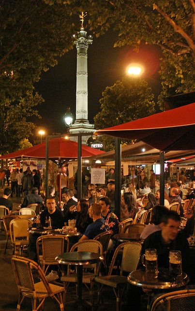 Street Beautification, Beautiful Paris, Healthy Travel, Paris Cafe, I Love Paris, Living In Paris, Paris City, Bastille, Paris Travel