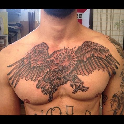 Cool Eagle Tattoo, Eagle And Snake Tattoo, Eagle And Snake, Eagle Chest Tattoo, Mexico Eagle, Traditional Chest, Mexican Eagle, Grey Eagle, 2 Tattoo