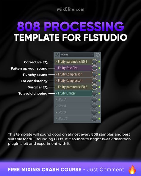 Free Mixing Crash Course 👉 MixElite.com/free-course ⁠ 808 Processing Magic in FL Studio 🎧⁠ ⁠  ⁠ #FLStudio #808Processing #MusicProduction #BeatMaking #AudioEngineering #ProducerLife #StudioTips #SoundDesign #MusicProducers #BeatCreators Fl Studio Shortcut Keys, Fl Studio Tips, Music Engineering, Mixing Music, Music Basics, Music Engineers, Music Mixing, Music Tutorials, Recording Studio Design