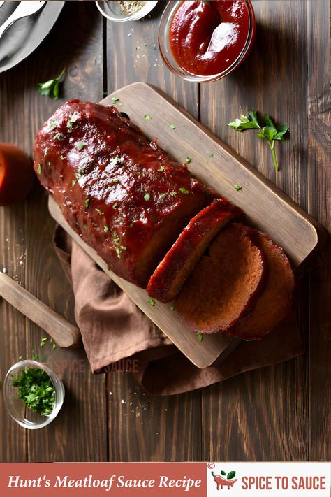 Hunt’s Meatloaf Sauce Recipe Hunts Meatloaf Sauce Recipe, Pork Belly Rub Recipe, Meatloaf Sauce Recipe, Pork Rub Recipe, Steak Rub Recipe, Low Calorie Sauces, Meatloaf Sauce, Best Sauce Recipe, Easy Sauce Recipe