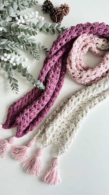 Granny Stitch Scarf, Granny Scarf, Cabled Hat Pattern, Crochet Scarf Pattern, Granny Stitch, Crochet Scarf Pattern Free, Quick Crochet Patterns, Off The Hook, Scarf Yarn