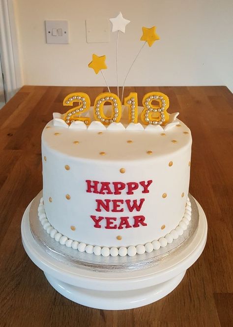 New Year Eve Party Cake Ideas Newyear Cake Design, Simple New Year Cake Design, New Years Cake Decorating, Happy New Year Cake Ideas, New Years Cake Ideas, New Year Cake Ideas, New Year Cake Design, New Year Cake Designs, New Year Cake Decoration