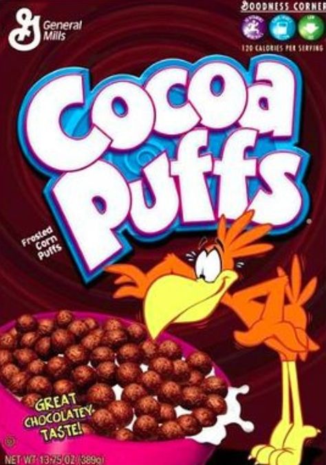 I'm Coo-coo for Cocoa Puffs Cocoa Puffs Cereal, Coco Puffs, General Mills Cereal, Dinner Fall, Corn Puffs, Cocoa Puffs, Cold Cereal, Cereal Killer, Rice Crispy