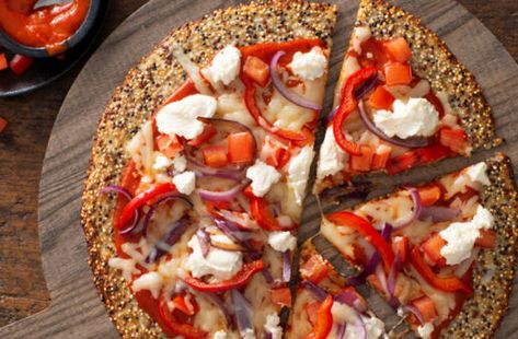 Burrito Salad Bowl, Baked Frittata, Homemade Veggie Burgers, Homemade Pizza Crust, Cauliflower Pizza Crust, Easy Quinoa, Cauliflower Crust Pizza, Cauliflower Pizza, Bean Casserole