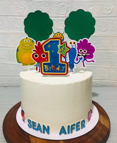 Simple Songs Birthday Cake, Super Simple Songs Birthday Cake, Simple Songs Birthday Theme, Super Simple Songs Birthday Party, Simple Songs, Super Simple Songs, Ideas Cumpleaños, Simple Character, Birthday Themes For Boys