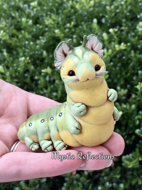 Polymer Clay Fantasy Creatures, Clay Mythical Creatures, Polymer Clay Creatures, Ceramic Creatures, Easy Clay Sculptures, Clay Monsters, Mushroom Crafts, Nature Art Drawings, Clay Diy Projects