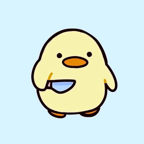 Canard Aesthetic, Meme Duck, Cute Easy Doodles, Cute Animal Drawings Kawaii, What To Draw, Cute Doodles Drawings, Cute Cartoon Pictures, Mini Drawings, Cute Easy Drawings