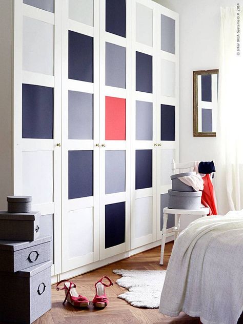 The Best IKEA Pax Hacks to Help You Organize In Style Cheap Wardrobes, Ikea Closet Hack, Ideas Armario, Expensive Apartment, Ikea Pax Hack, Hack Ikea, Ikea Wardrobe, Ikea Closet, Ikea Pax Wardrobe