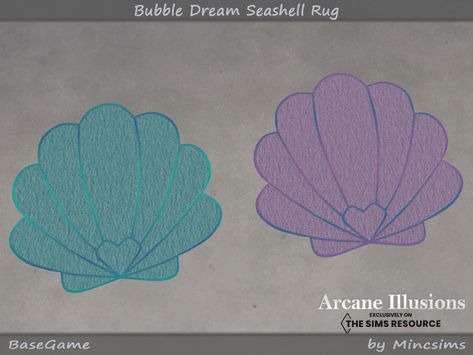 Mincsims' Arcane Illusions - BubbleDream Seashell Rug Mermaids Sims 4, Monster High Sims 4, Sims 4 Disney Princess Challenge, Sims 4 Occult Cc, Sims 4 Disney Princess, 4 Disney Princess, Tropical Mermaid, Sims Memes, Sims 4 Bedroom