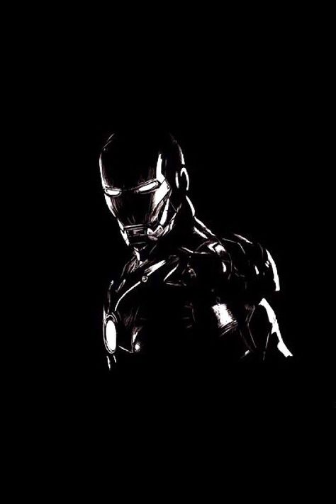 Iron Man Art Wallpaper, Iron Man Design, White Pencil Drawing, Scratchboard Drawings, Iron Man Drawing, Iron Man Tattoo, Black Paper Art, Low Key Photography, Black Sketch