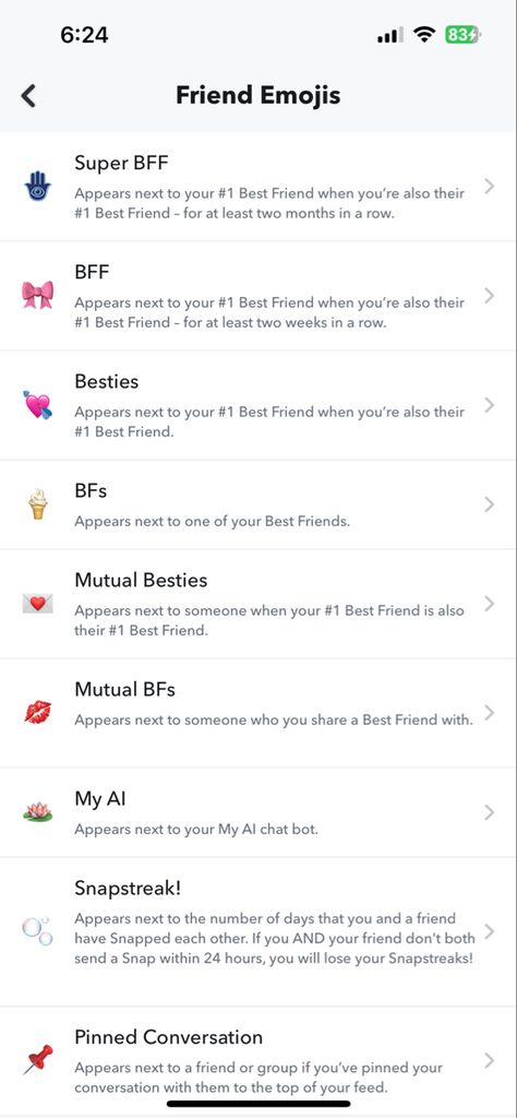 Emoji For Snapchat, Snapchat Streak Emojis Ideas, Snap Chat Friend Emojis, Streaks Snapchat Ideas Emojis, Snap Streak Emojis Ideas, Friend Emojis Snapchat Themes, Snap Chat Emoji Themes, Snap Friend Emoji Ideas, Snapchat Story Names