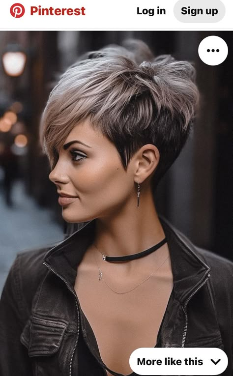 Pixie Hair Color, Hair Styles For Medium Hair, Styles For Medium Hair, Formal Hairstyles For Short Hair, Curly Prom Hair, Intricate Hairstyles, Short Spiked Hair, Grey Hair Inspiration, Hair Tint