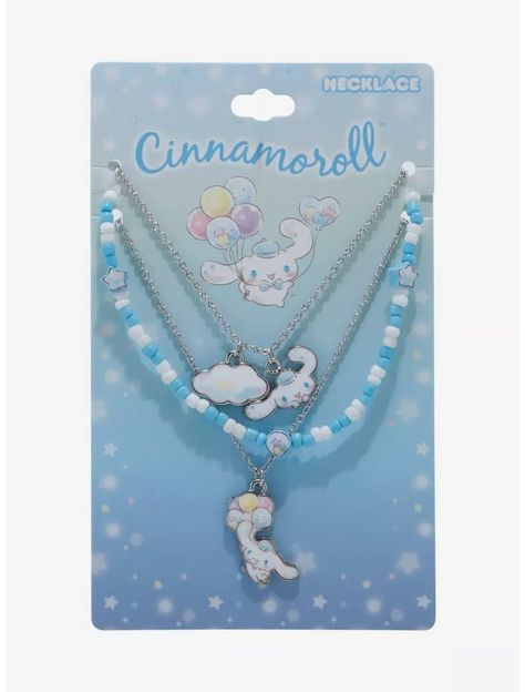 https://www.hottopic.com/product/cinnamoroll-balloon-necklace-set/31482624.html Cinnamoroll Jewelry, Cinnamoroll Stuff, Dreamy Necklace, Sanrio Jewelry, Life In Germany, Balloon Necklace, Money Wallpaper Iphone, Hello Kitty Crochet, Sanrio Stuff