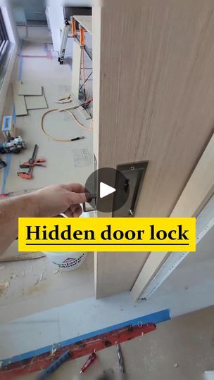 Hidden Door With Lock, Kitchen Hidden Door, Ad Home, Kitchen Wardrobe, Hidden Door, Door Lock, Door Locks, Audio, Wardrobe