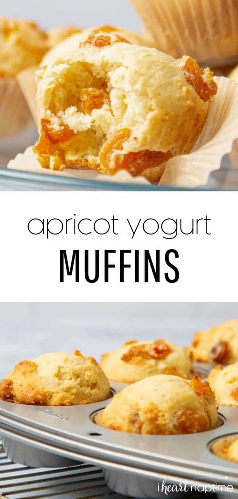 Apricot Bread Recipe, Dried Apricot Recipes, Apricot Muffins, Apricot Dessert, Baking Breakfast, Yogurt Muffins, Apricot Recipes, I Heart Naptime, Bread Recipes Sweet