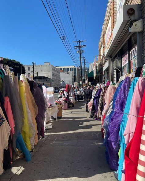 The LA Garment District was originally defined in1972 by the LA Times as being along Los Angeles Street from 3rd to 11th Street. The area was virtually unknown to most residents at the time. By 1982, the district had grown to a roughly 20 block area with about 500 retail outlets. Today, it has more than 4,000 independently owned retail and wholesale businesses selling apparel, footwear, accessories, and fabulous fabrics! #mre #margireed #garmentdistrict #losangeles #fashion Goth Stores, La Fashion District, Fashion District Los Angeles, Los Angeles Street, Fabric Shopping, Block Area, Fashion District, Google Map, Leg Work