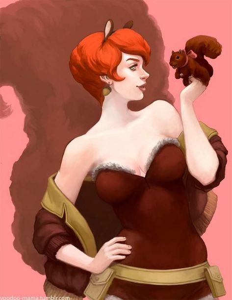 Squirrel Girl Marvel, Drawing Squirrel, Unbeatable Squirrel Girl, Girl Fanart, Marvel Knights, Squirrel Girl, Marvel Girls, Period Costumes, Character Ideas