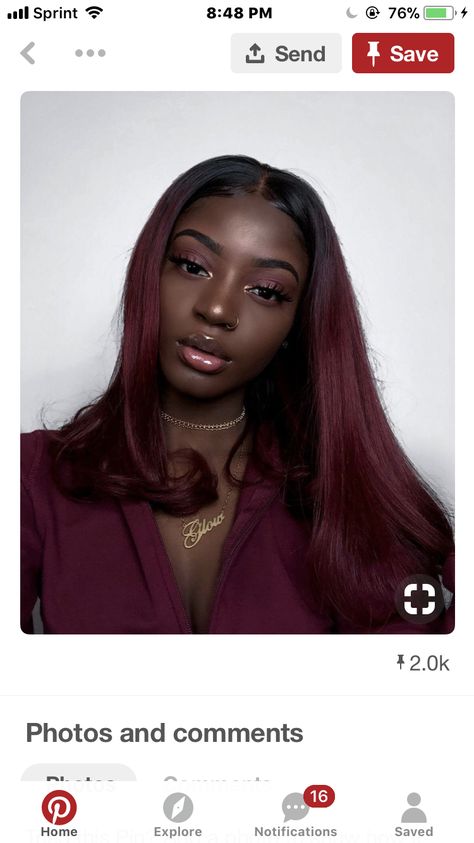 Black Cherry Hair Color, Black Cherry Hair, Cherry Hair Colors, Maroon Hair, Cherry Hair, Event Makeup, Try On Hairstyles, Colored Curly Hair, Girls With Red Hair