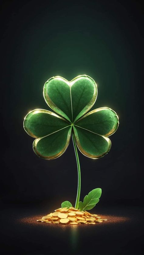 4 Leaf Clover Wallpaper Aesthetic, Beautiful Wallpaper For Phone Hd, Lucky Leaf Wallpaper, Clover Leaf Wallpaper, Lucky Clover Wallpaper, Lucky Wallpaper For Money, Lucky Wallpapers For Phone, Lucky Background, Iphone Red Wallpaper